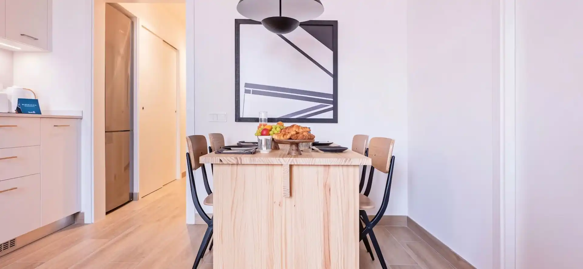 Esszimmer von Wohnung zur Miete in Barcelona mit Klimaanlage, Heizung und Möbliert