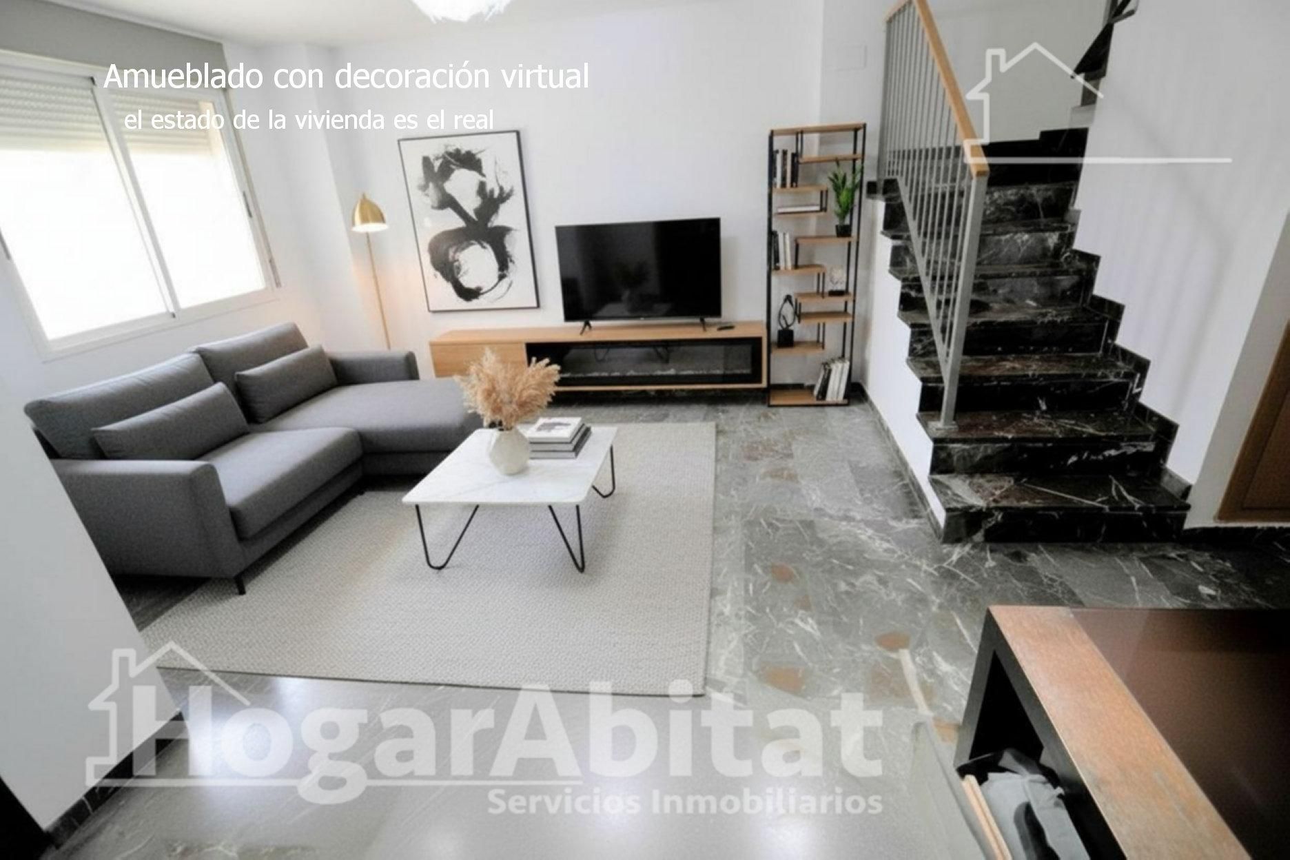 Living room of Single-family semi-detached for sale in Puçol  with Air Conditioner, Heating and Terrace