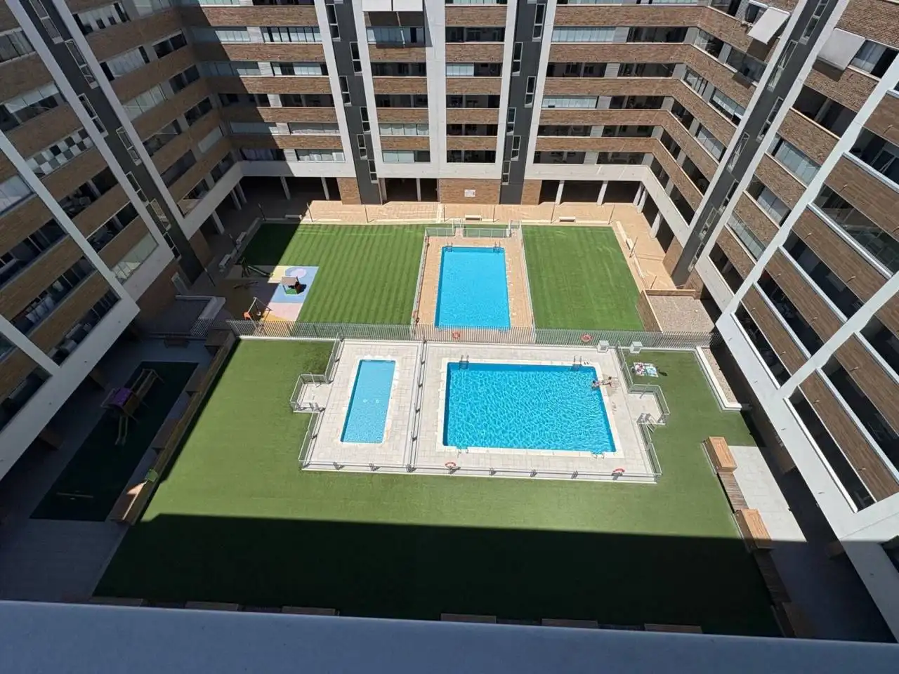 Swimming pool of Attic for sale in Zaragoza  with Air Conditioner, Heating and Parquet flooring