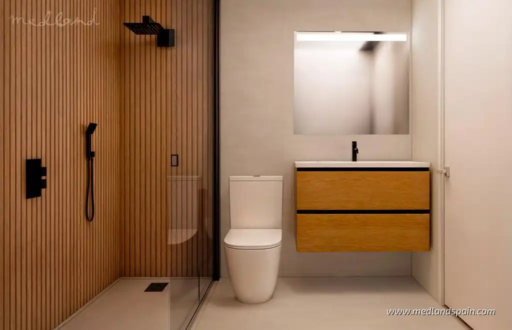 Baño de Casa o chalet en venta en Torre-Pacheco con Jardín privado, Terraza y Piscina