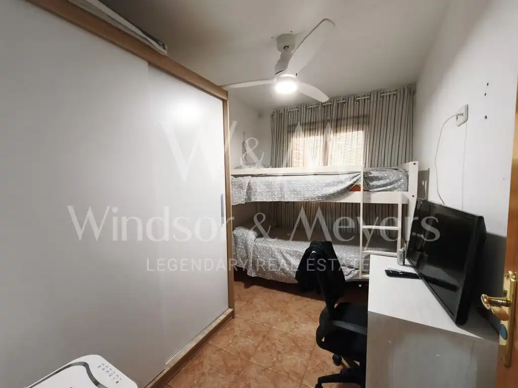 Bedroom of Flat for rent in Eivissa  with Air Conditioner, Terrace and Furnished