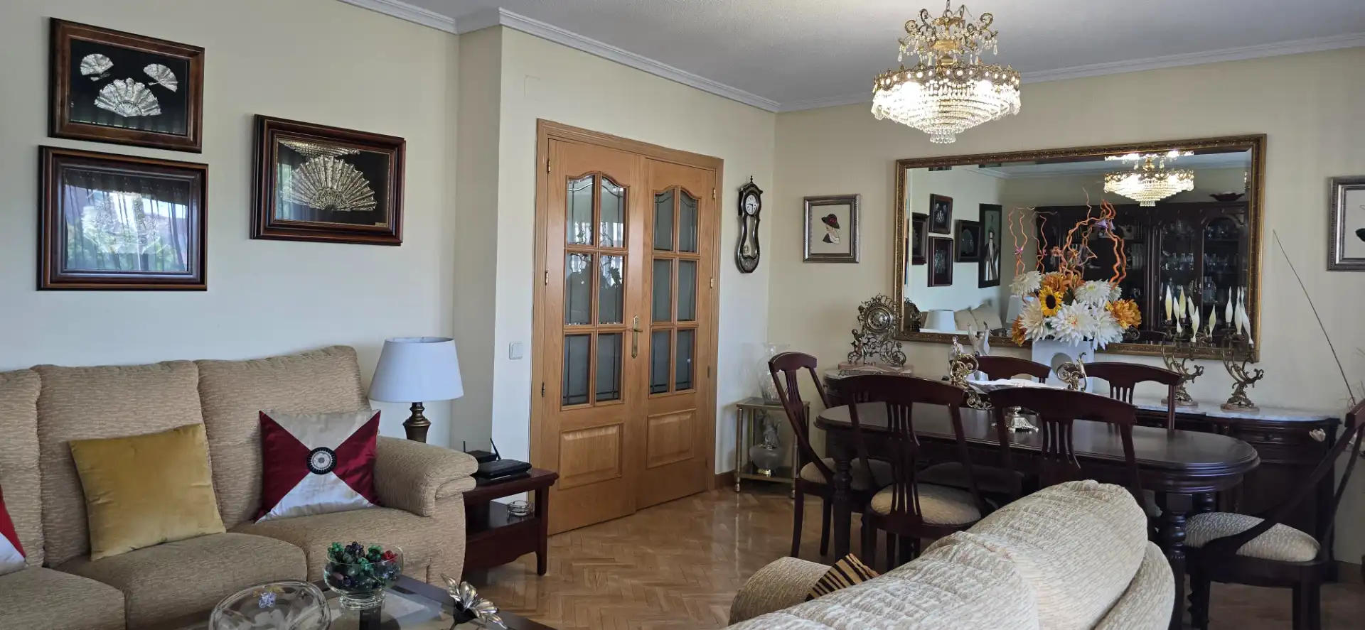 Dining room of Flat for sale in Madrid  with Heating, Private garden and Terrace