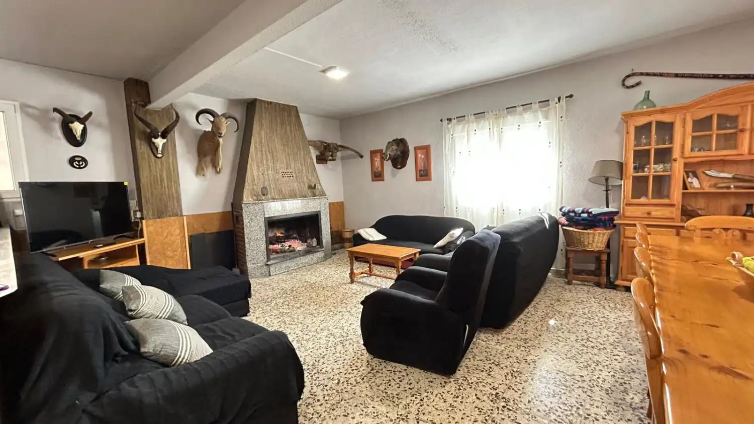 Sala d'estar de Finca rústica en venda en Tobarra