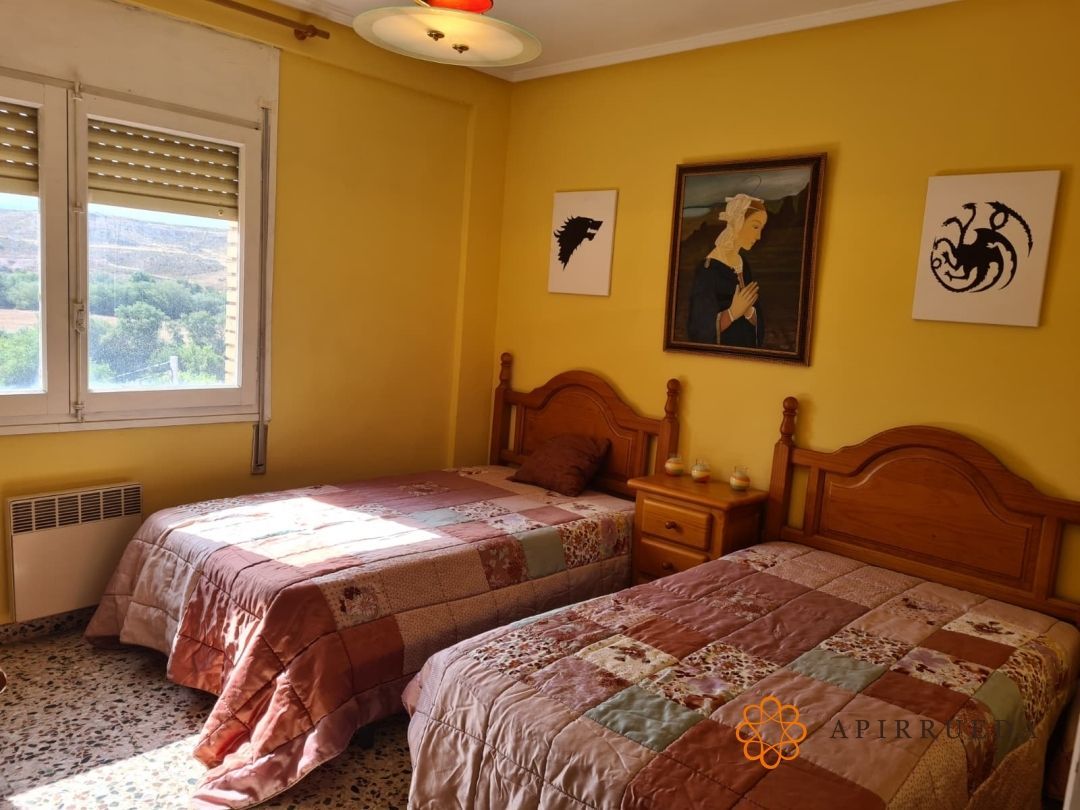 Bedroom of Flat for sale in Sástago  with Air Conditioner and Heating