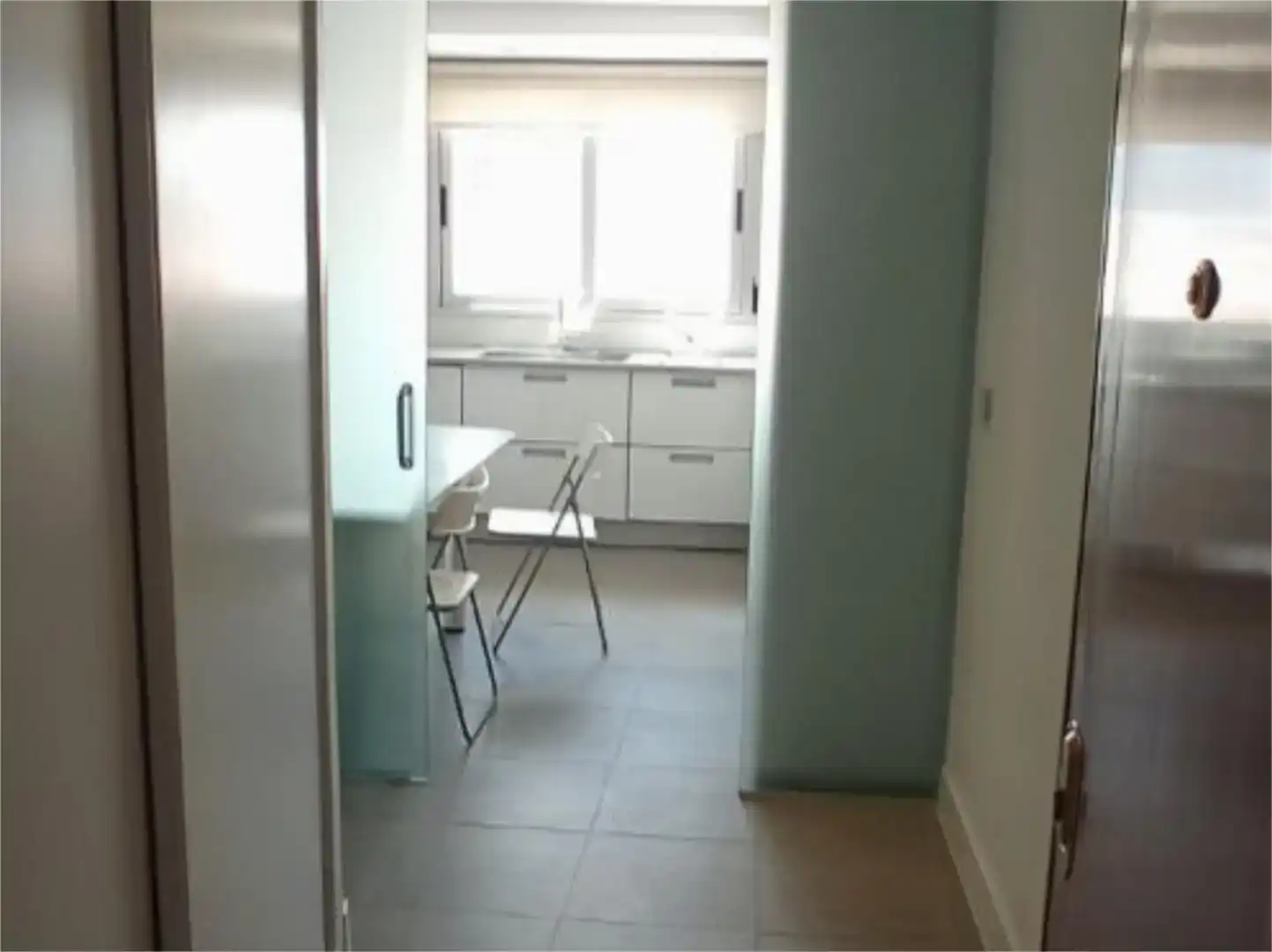 Cocina de Ático de alquiler en Madrid con Aire acondicionado