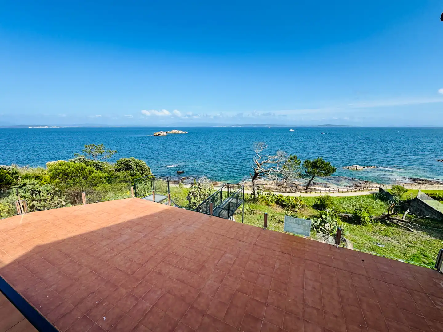 Terrasse von Wohnungen zum Verkauf in Ribeira mit Klimaanlage, Heizung und Privatgarten
