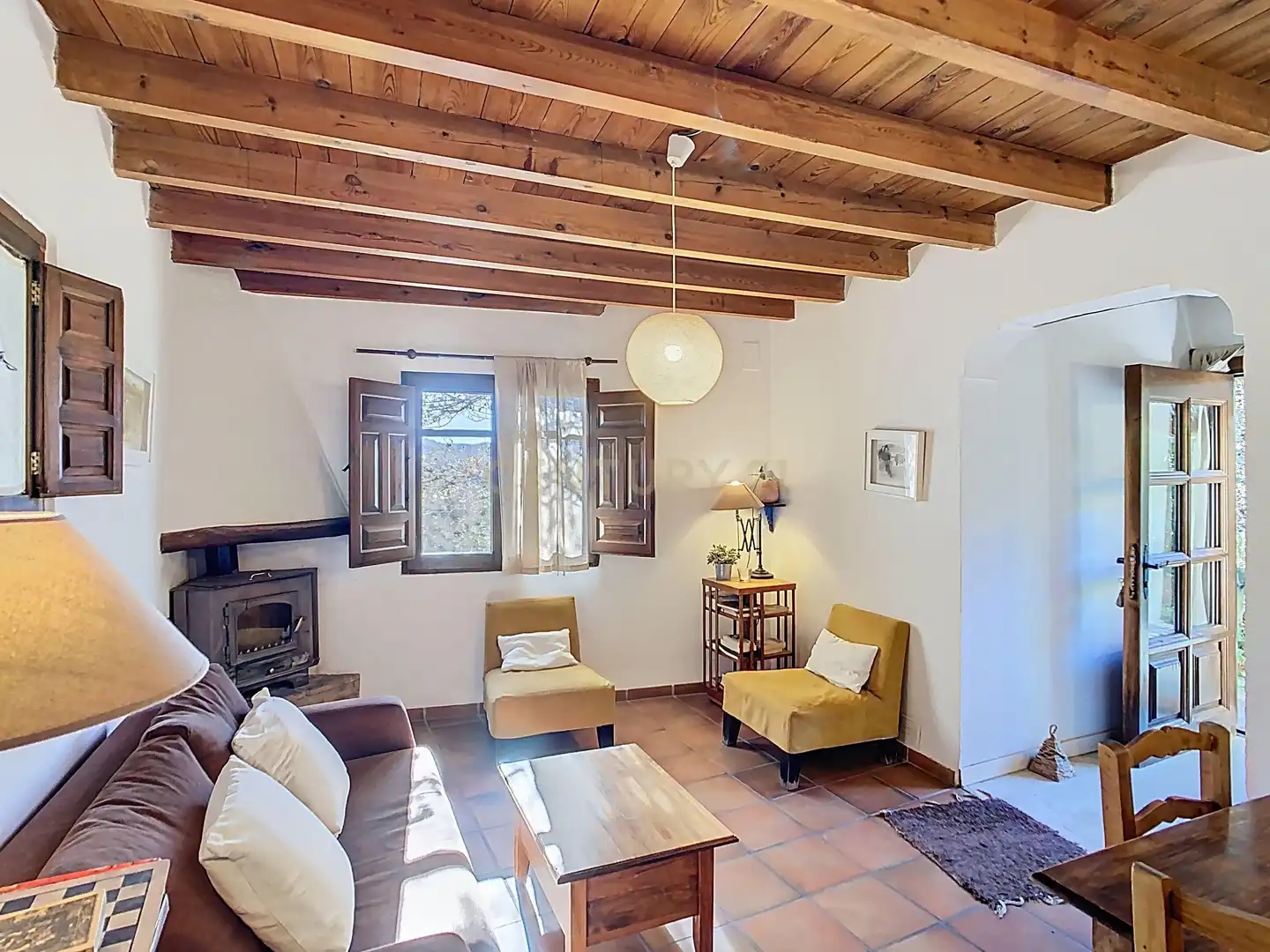 Sala de estar de Casa o chalet en venta en La Taha con Jardín privado, Trastero y Piscina