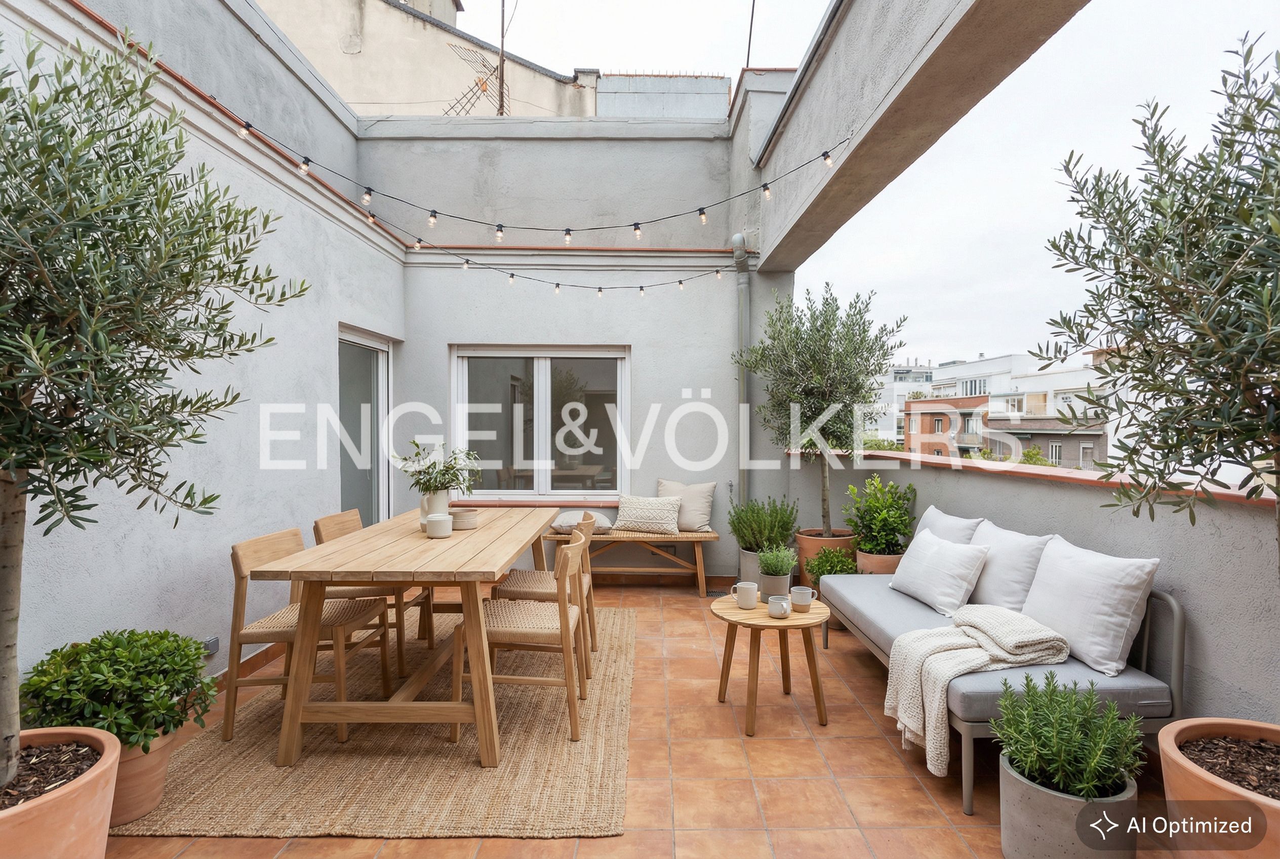 Terrace of Flat for rent in  Madrid Capital  with Air Conditioner, Heating and Terrace