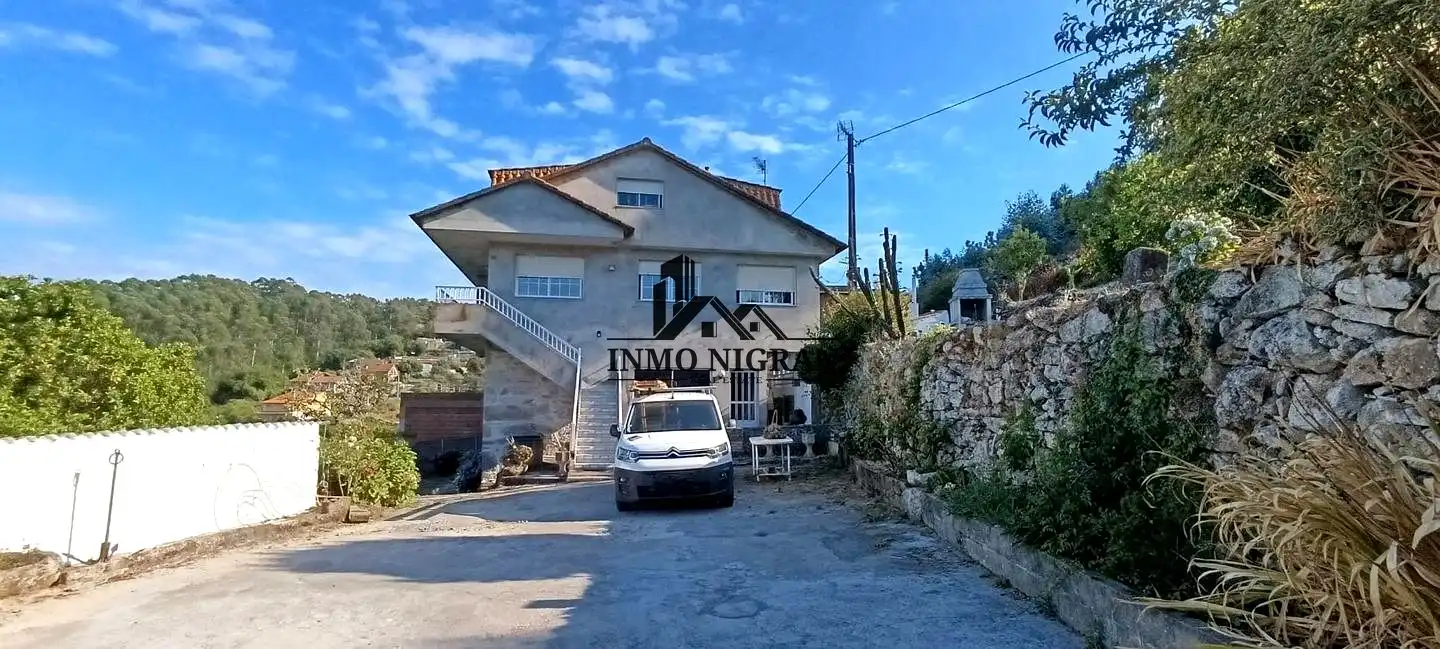 Vista exterior de Casa o chalet en venta en Baiona con Calefacción y Balcón