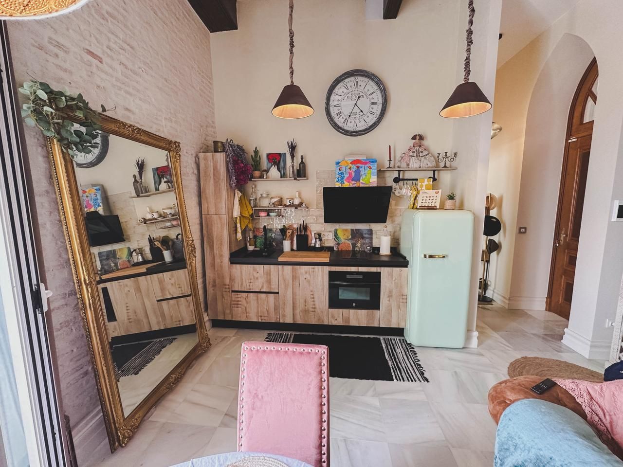 Kitchen of Flat for sale in  Cádiz Capital  with Air Conditioner, Heating and Balcony