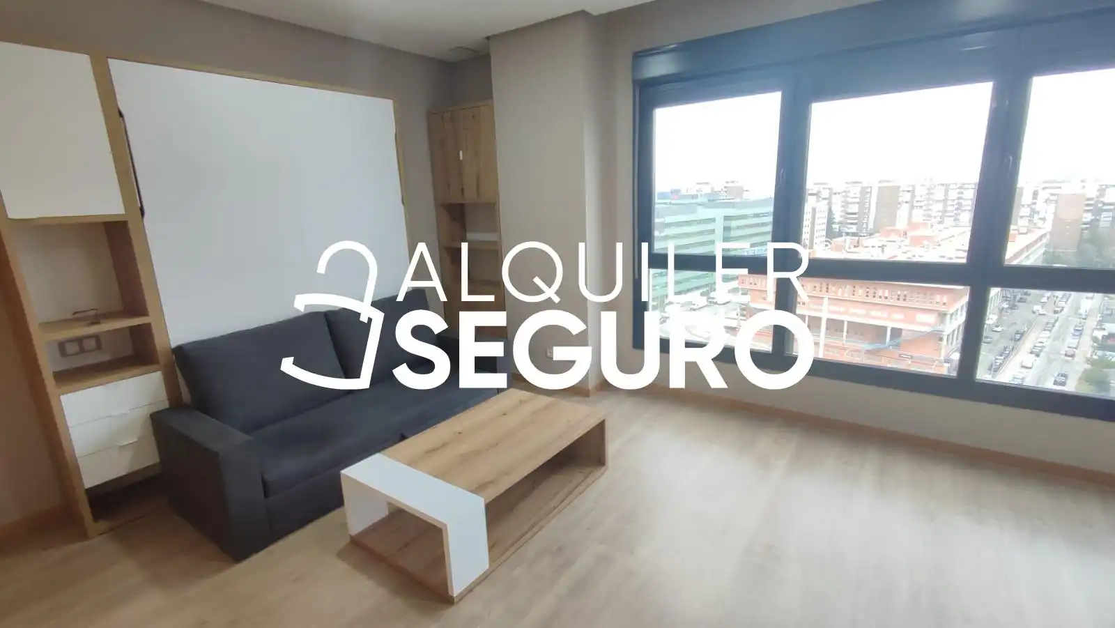 Living room of Lofts for rent in Madrid  with Air Conditioner, Heating and Swimming Pool