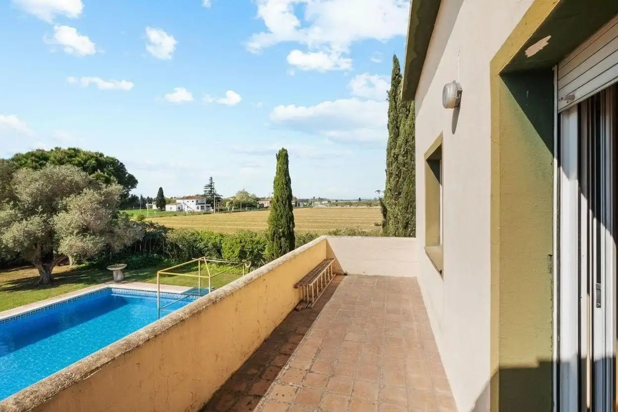 Terraza de Casa o chalet en venta en Sant Pere Pescador con Aire acondicionado, Calefacción y Jardín privado