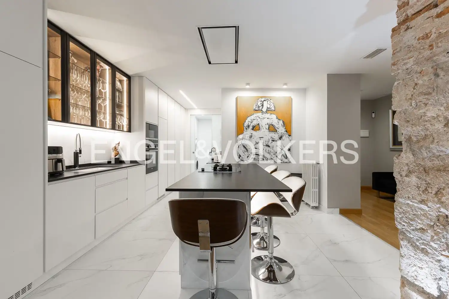 Cocina de Apartamento en venta en Valencia con Aire acondicionado, Calefacción y Parquet