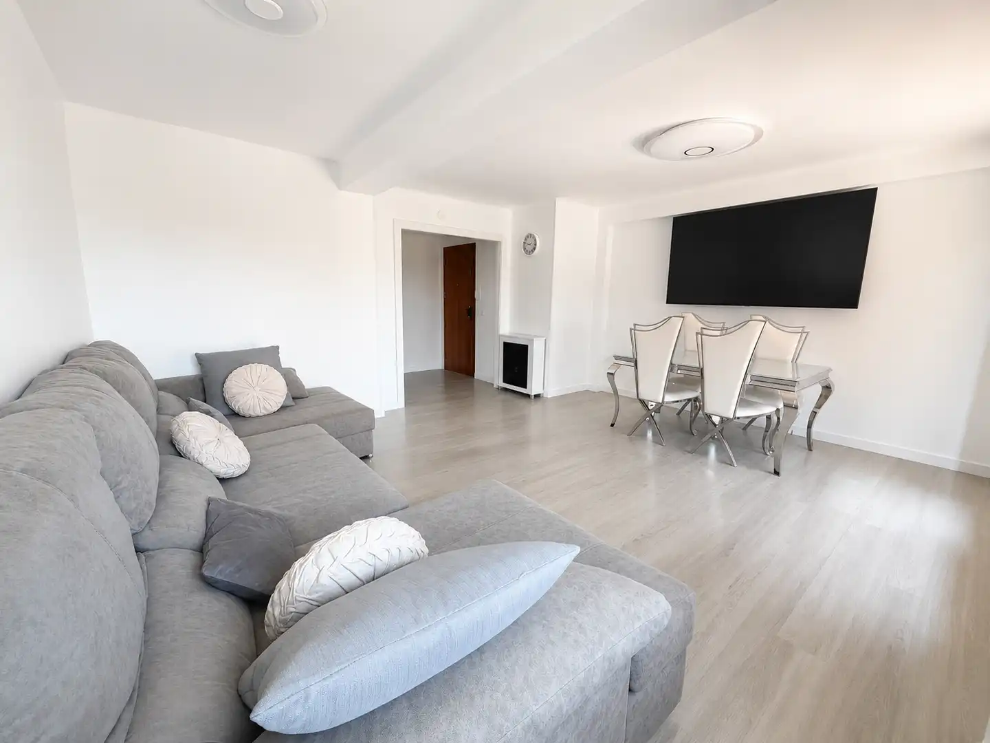 Sala de estar de Piso en venta en Badalona con Aire acondicionado y Calefacción