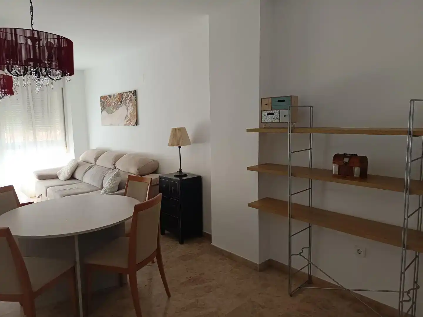 Wohnzimmer von Wohnung zur Miete in Alboraya mit Klimaanlage