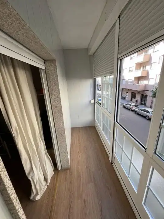Terraza de Piso de alquiler en Ourense Capital  con Calefacción, Parquet y Trastero