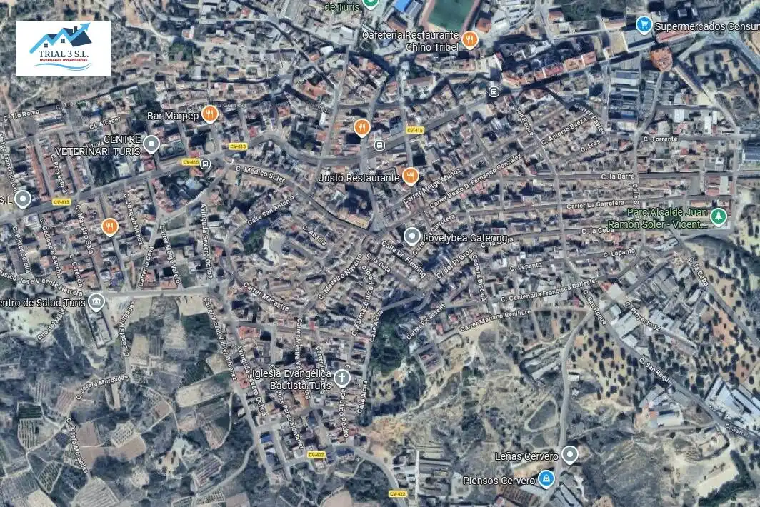 Vista exterior de Piso en venta en Turís