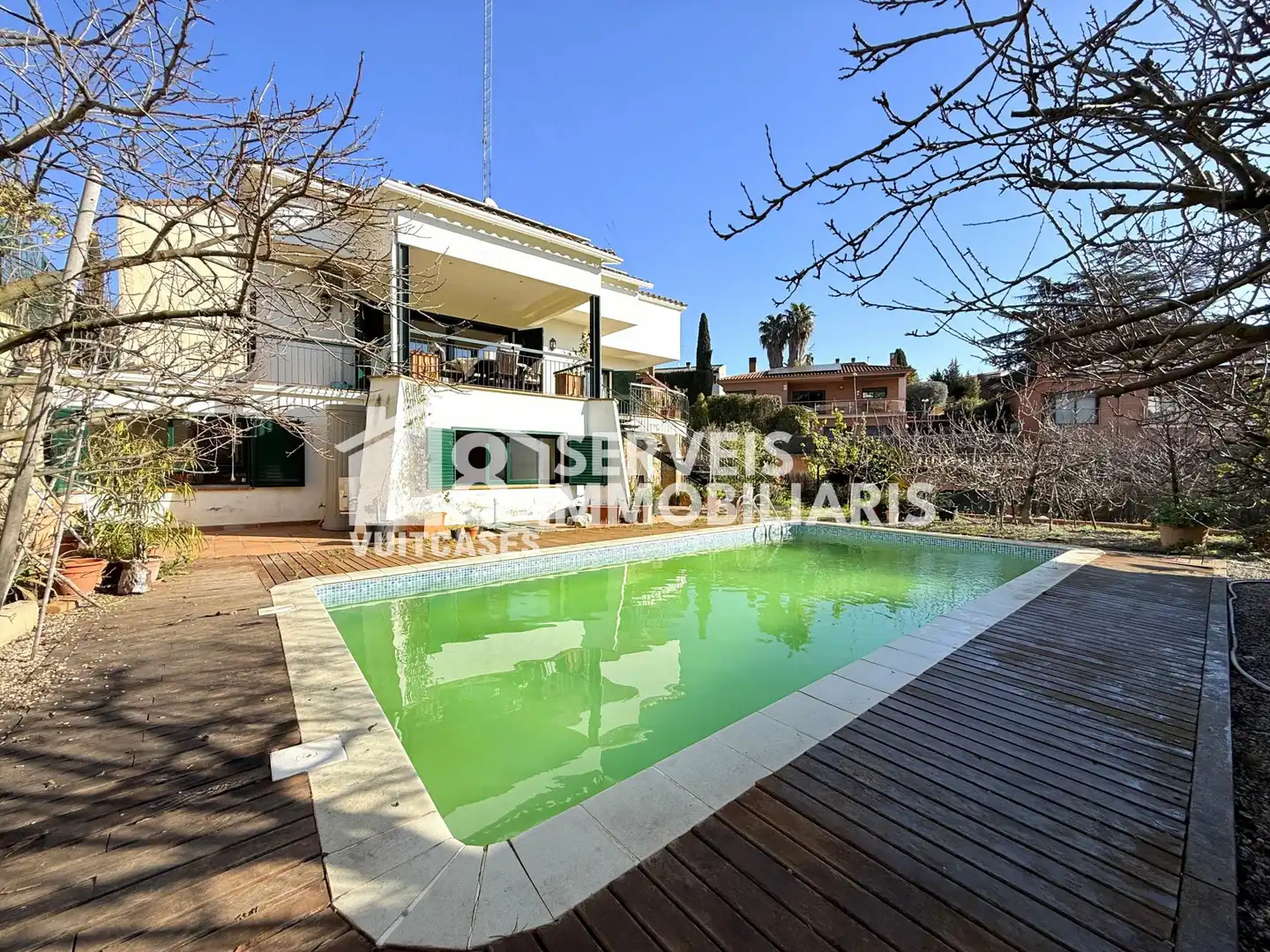 Vista exterior de Casa o chalet en venta en Sant Vicenç de Montalt con Calefacción, Jardín privado y Piscina