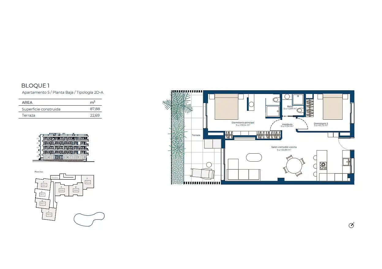 Apartament amb terrassa en venda a Campo de Murcia, imagen 9