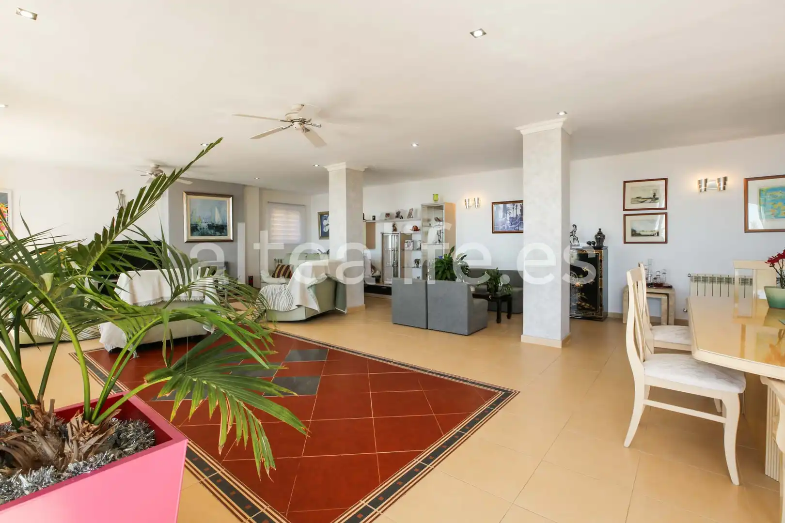 Sala de estar de Casa o chalet en venta en Altea con Aire acondicionado, Calefacción y Jardín privado