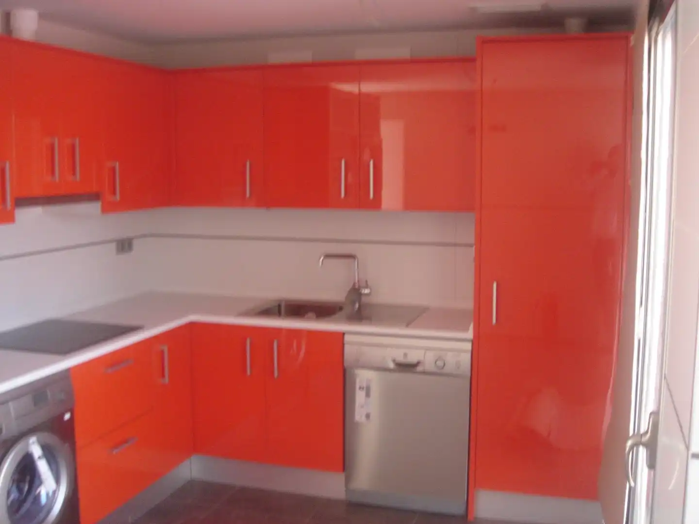 Cuina de Àtic de lloguer en Madrid amb Aire condicionat, Parquet i Terrassa