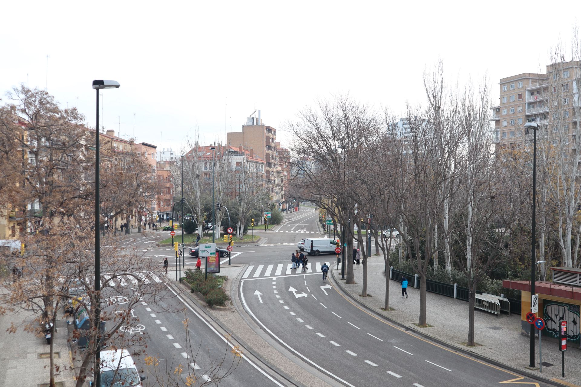 Exterior view of Flat for sale in  Zaragoza Capital  with Air Conditioner, Heating and Terrace