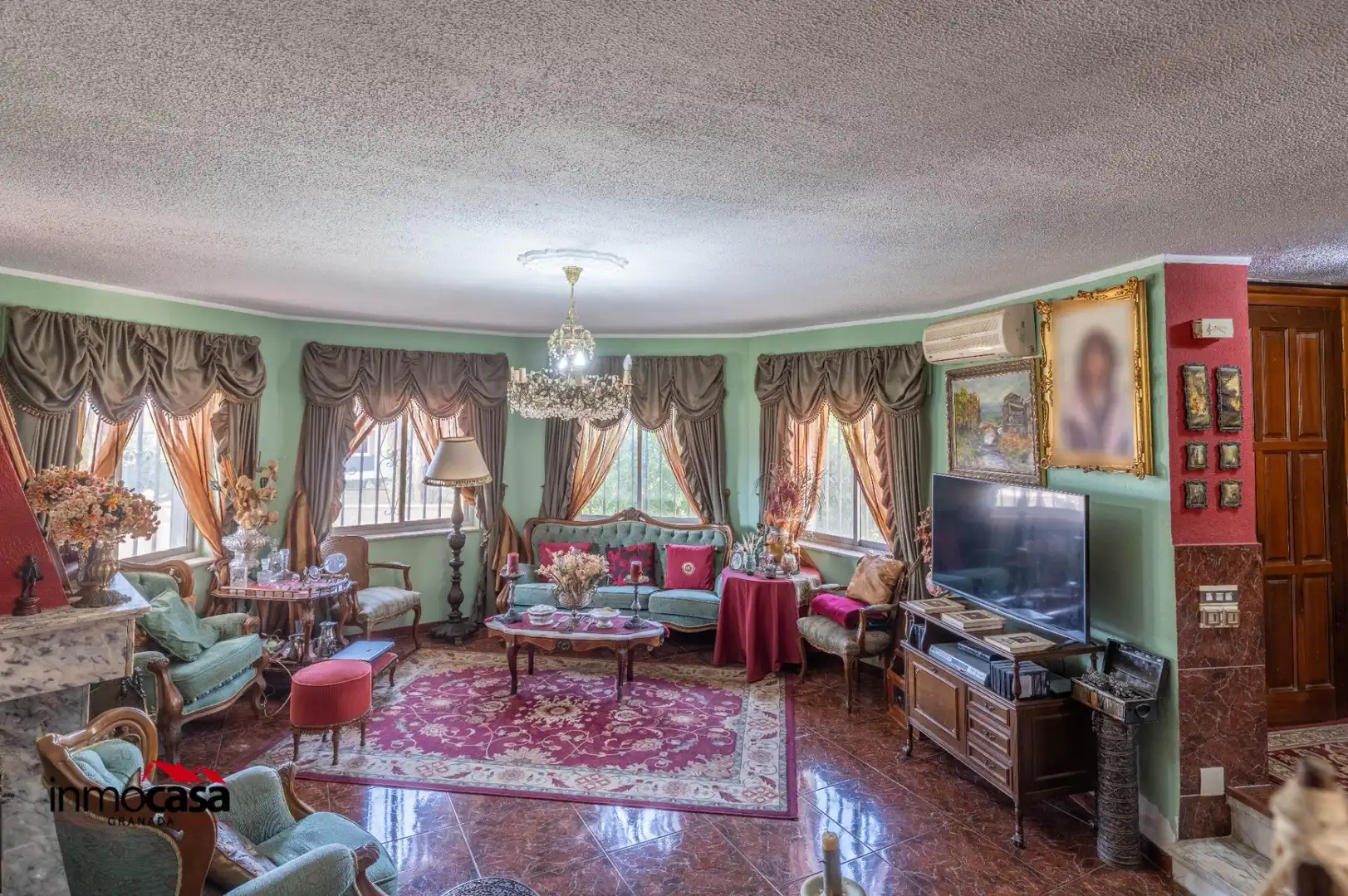 Sala de estar de Casa o chalet en venta en Motril con Aire acondicionado, Terraza y Piscina