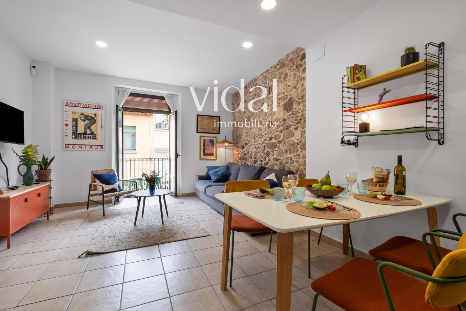 Living room of Flat to rent in Palamós  with Air Conditioner, Heating and Terrace