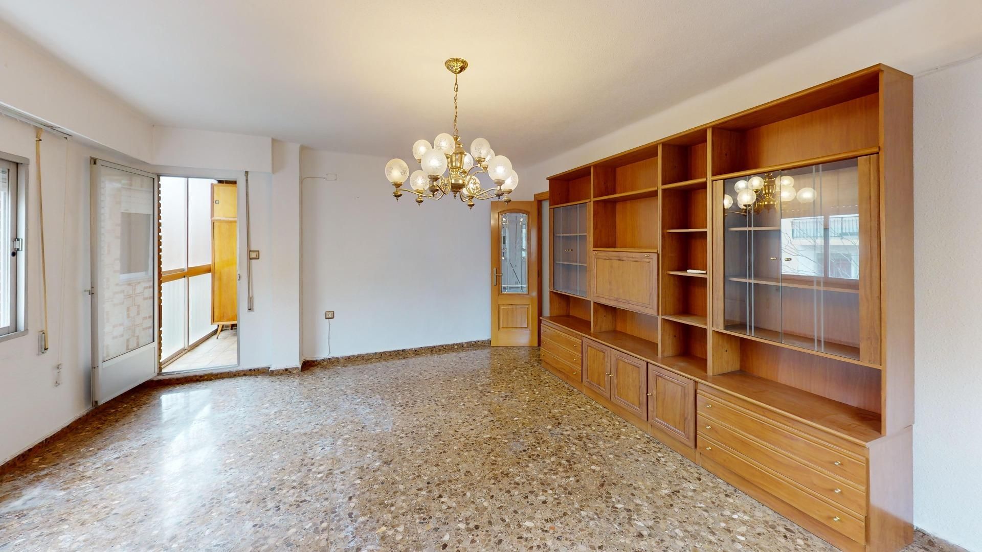 Sala de estar de Piso en venta en  Valencia Capital con Aire acondicionado y Balcón