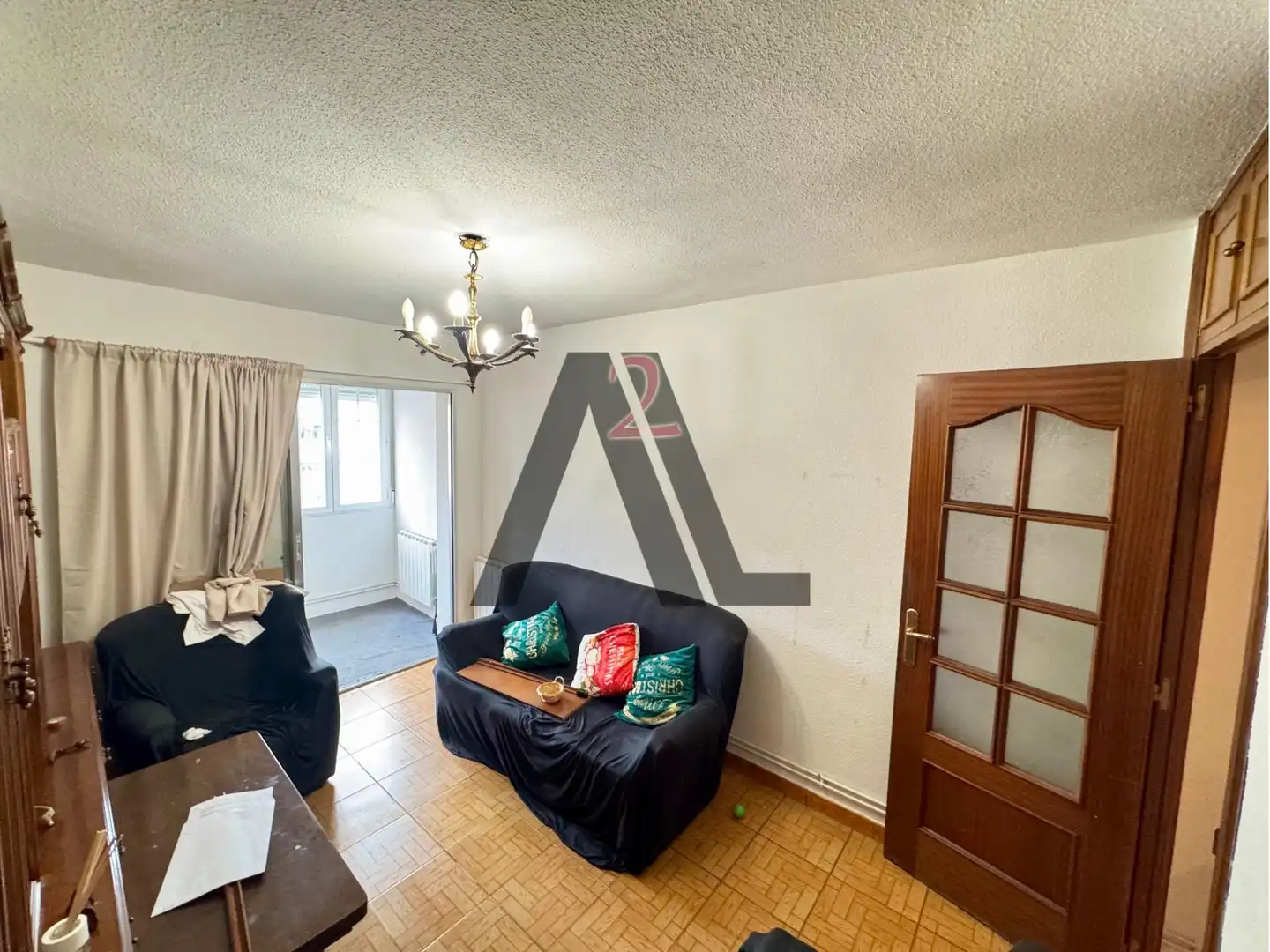 Living room of Flat for rent in Madrid  with Heating
