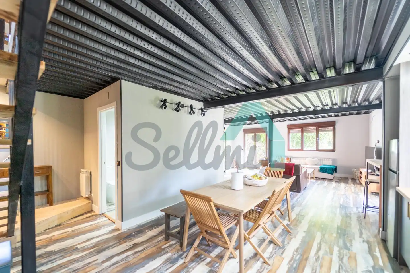 Comedor de Casa o chalet de alquiler en Mieres (Asturias) con Calefacción, Terraza y Amueblado