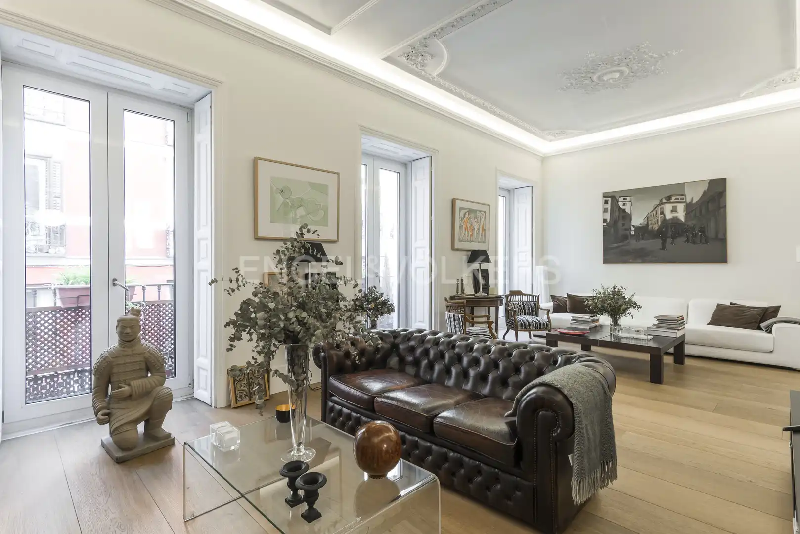 Living room of Flat for sale in Madrid  with Air Conditioner, Heating and Storage room