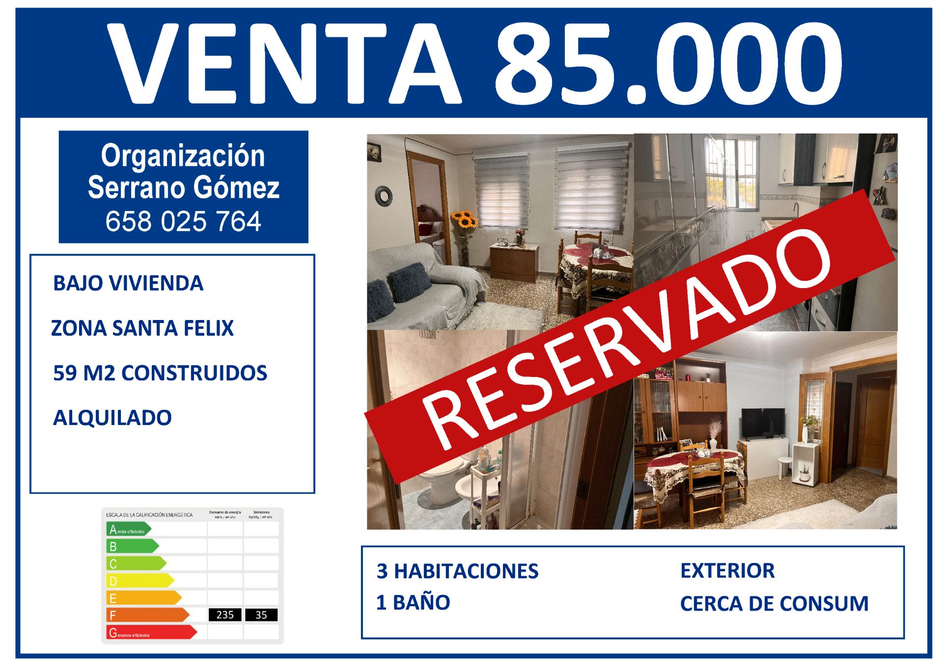 Vista exterior de Pis en venda en Manises