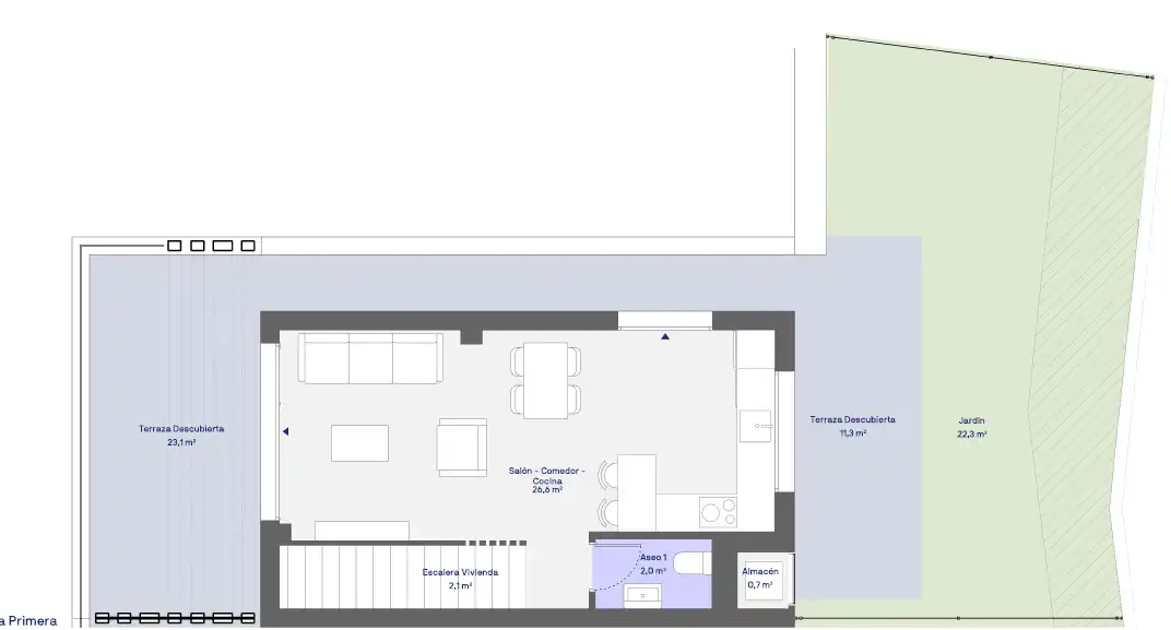 Maison mitoyenne avec piscine à vendre à Castillo de Lagos, imagen 21