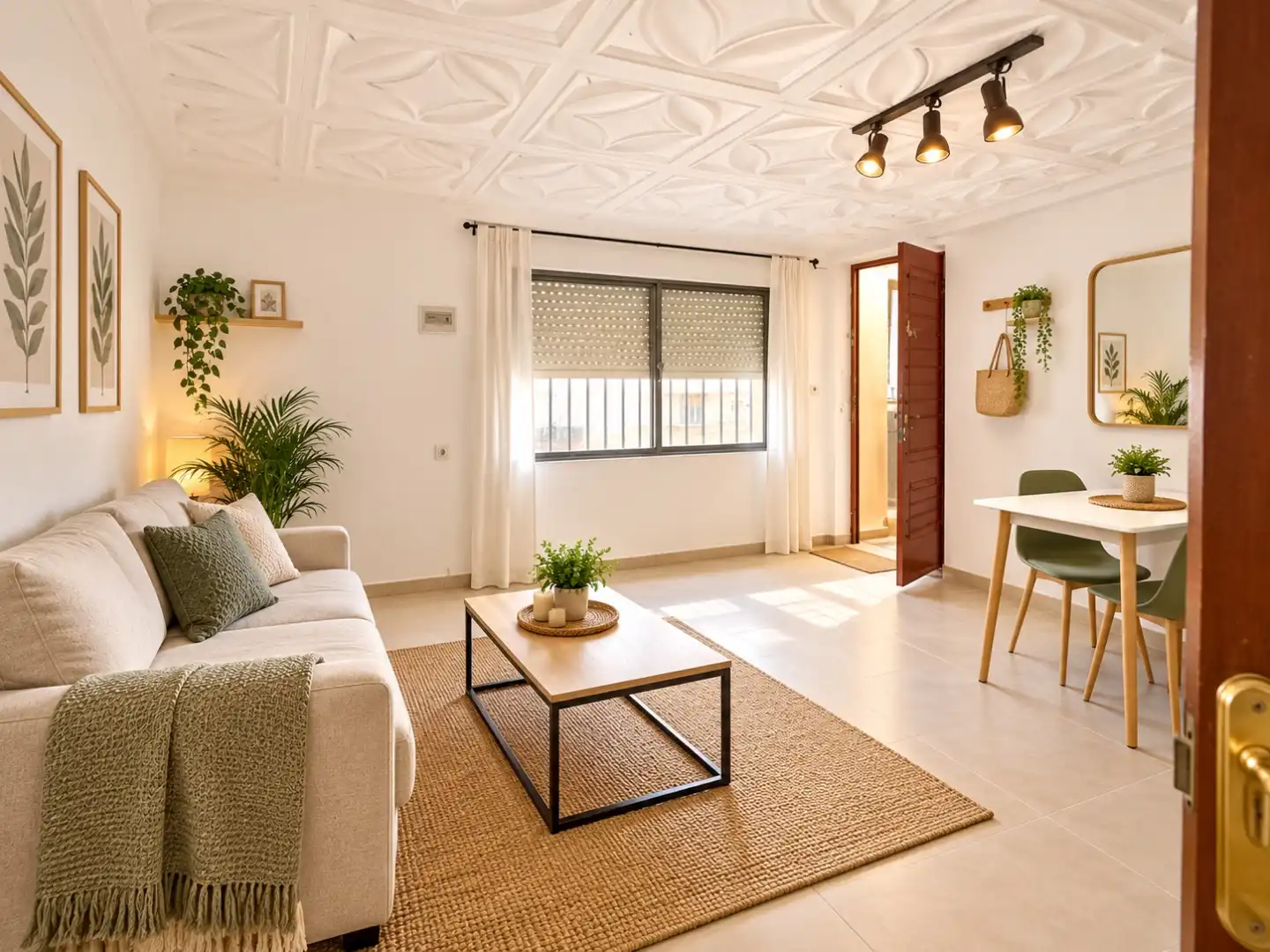 Living room of Flat for sale in Dolores  with Air Conditioner, Terrace and Balcony