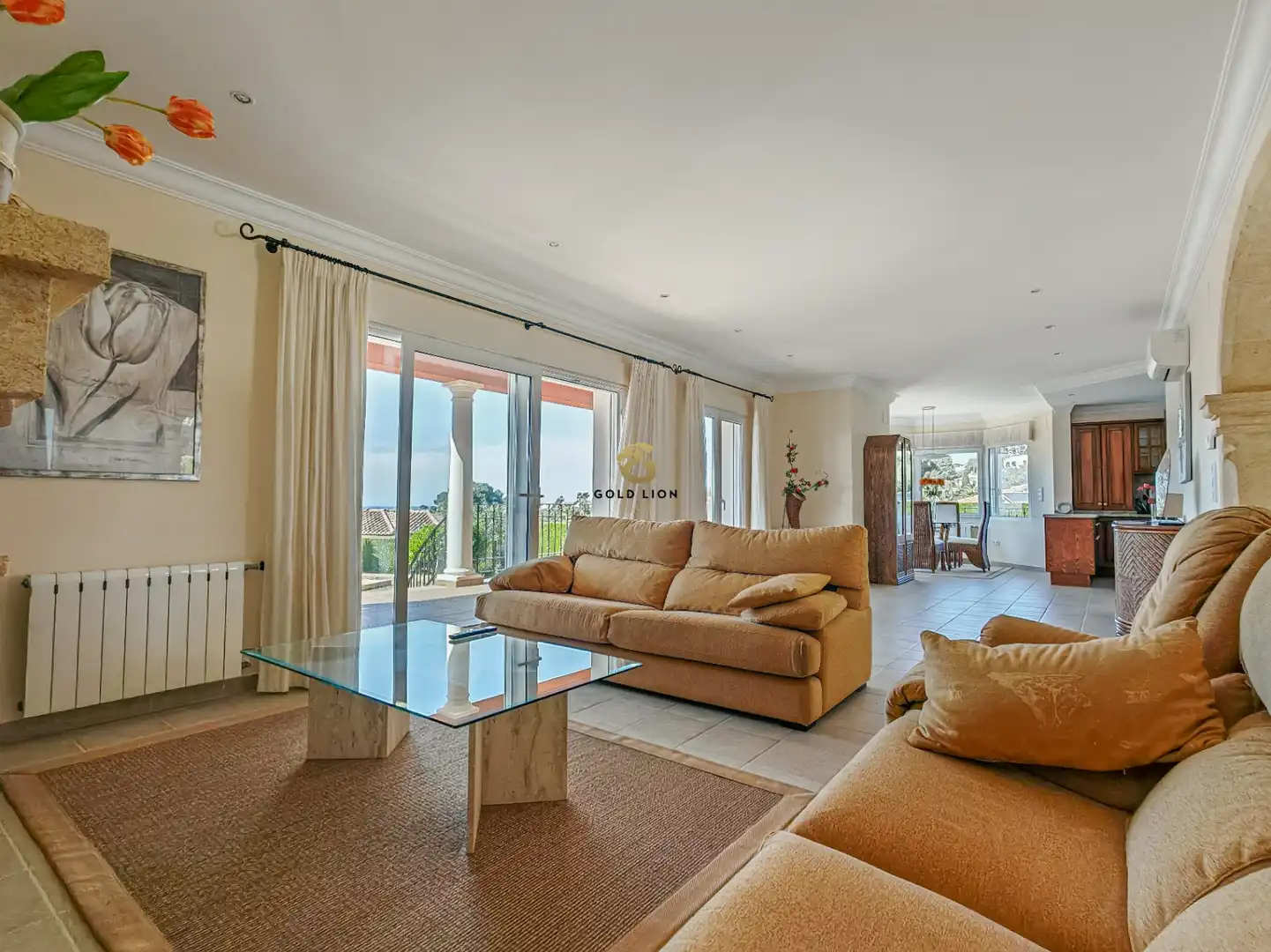 Living room of Houses for sale in Dénia  with Air Conditioner, Heating and Private garden