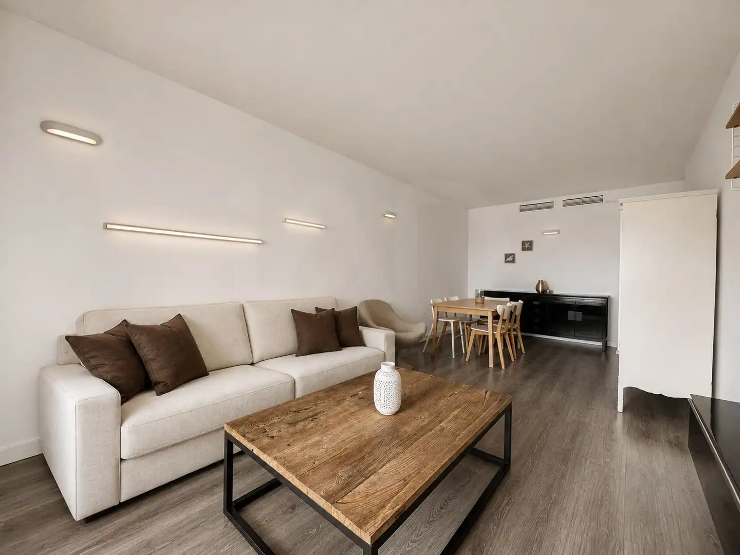 Sala d'estar de Pis en venda en Rincón de la Victoria amb Aire condicionat, Terrassa i Piscina