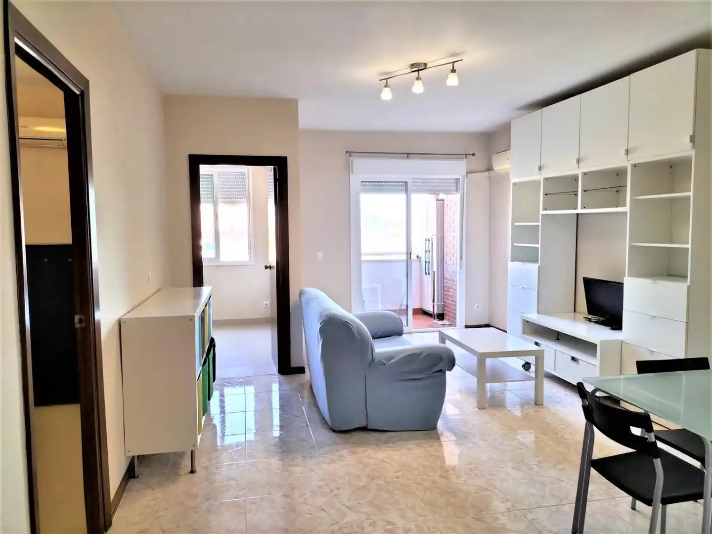 Sala de estar de Piso de alquiler en Sevilla con Aire acondicionado y Amueblado