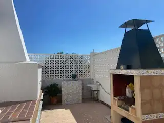 Terraza de Finca rústica en venta en Fuente Álamo de Murcia con Calefacción, Jardín privado y Trastero