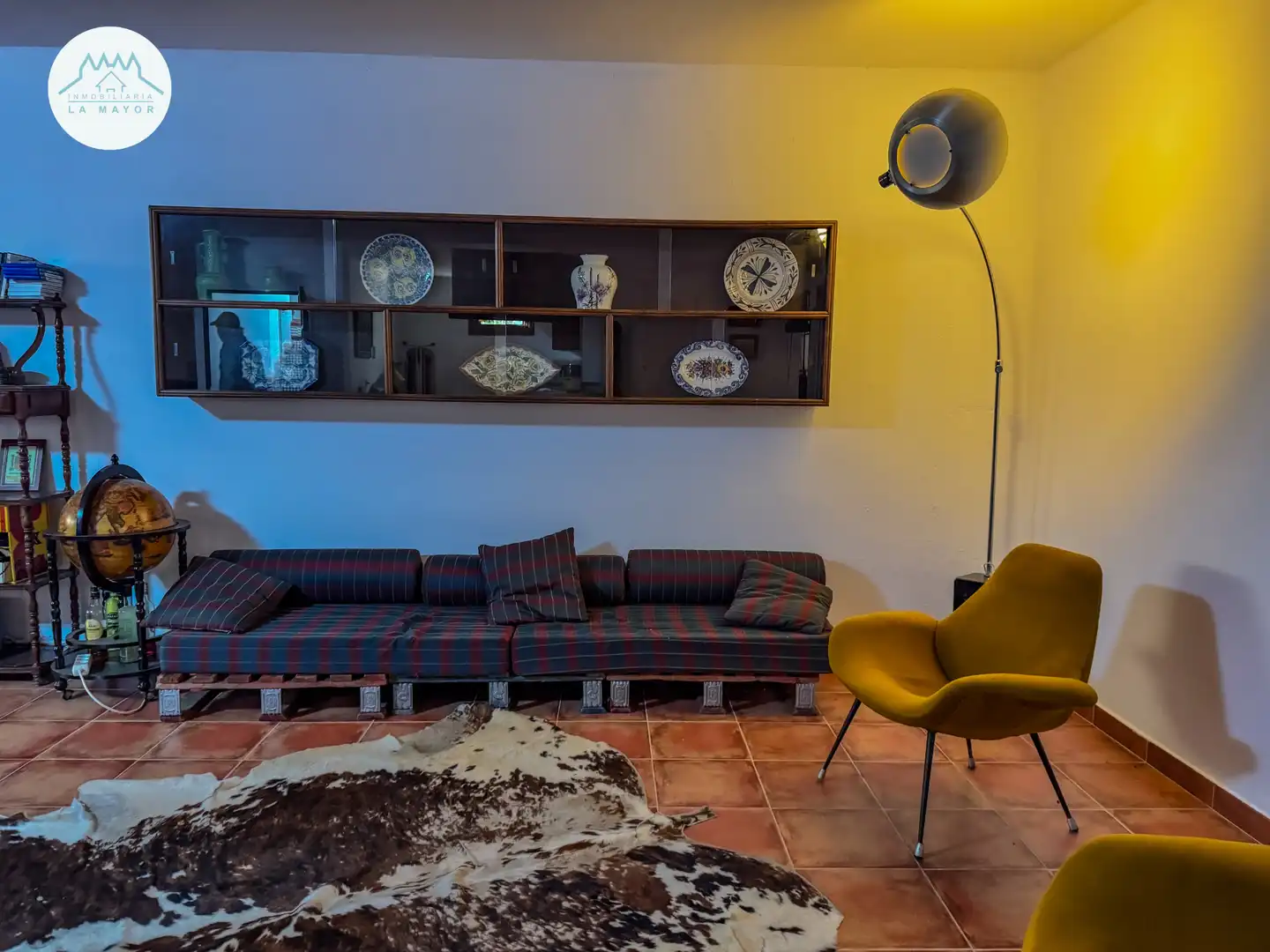 Sala de estar de Casa o chalet en venta en Piedrabuena con Calefacción, Jardín privado y Terraza