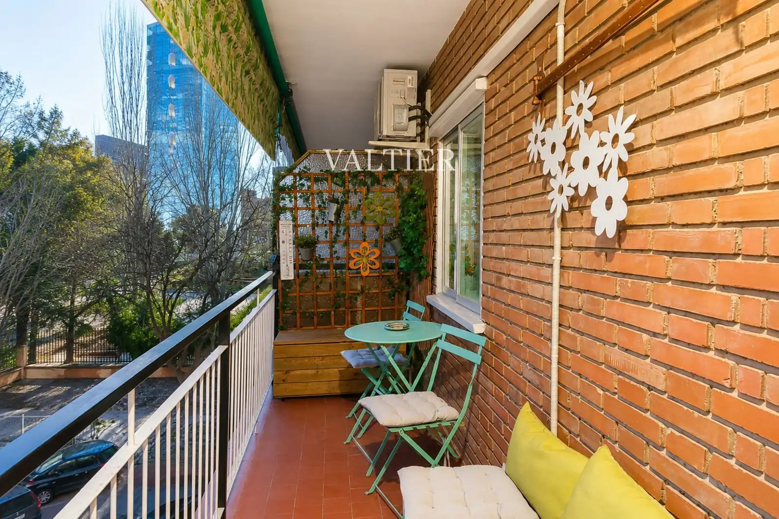 Terraza de Piso de alquiler en Madrid con Aire acondicionado, Terraza y Amueblado