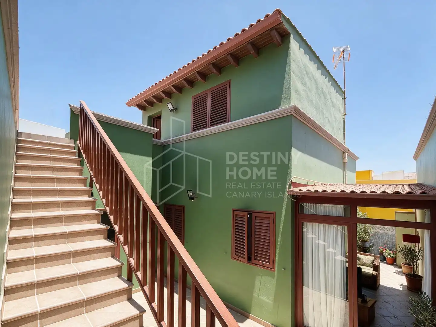 Vista exterior de Casa adosada en venta en El Matorral