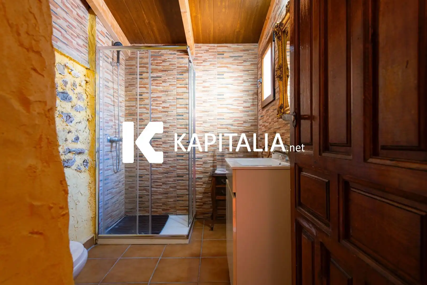 Baño de Finca rústica en venta en Ontinyent con Aire acondicionado, Jardín privado y Balcón