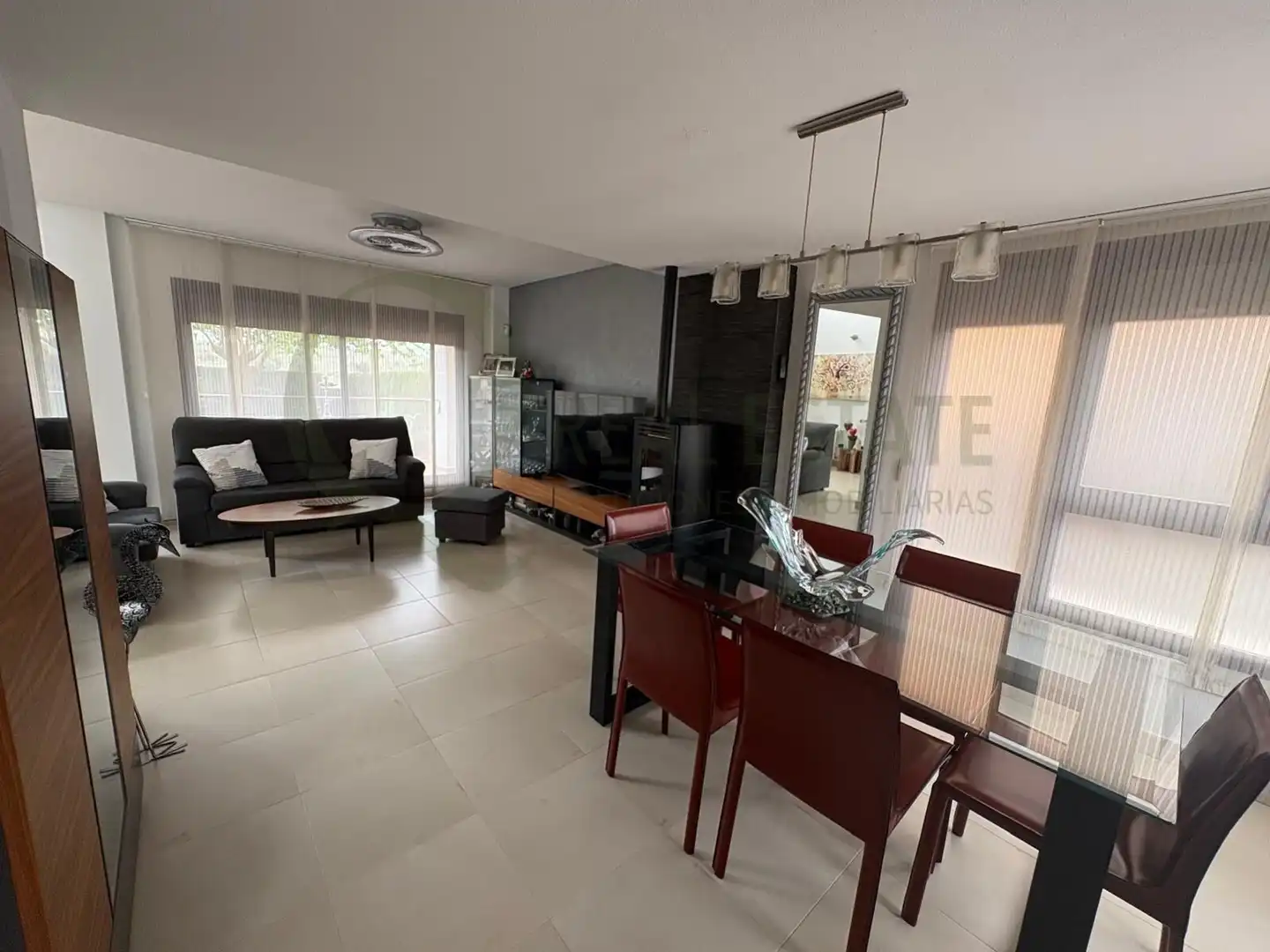 Living room of Flat for sale in Mutxamel  with Air Conditioner, Private garden and Terrace