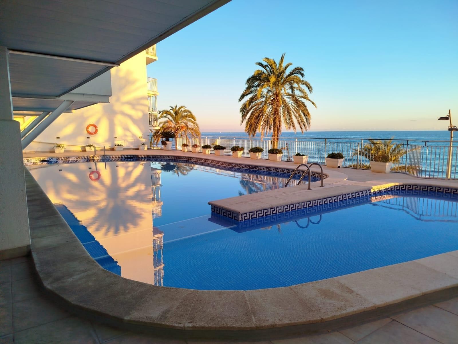 Swimming pool of Flat for sale in Calafell  with Air Conditioner, Heating and Terrace