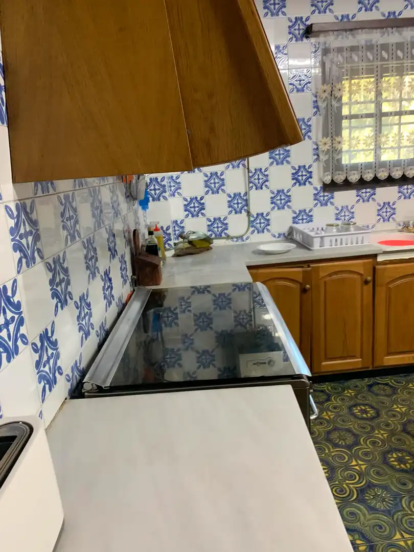 Cuina de Casa o xalet en venda en Girona amb Jardí privat, Parquet i Terrassa