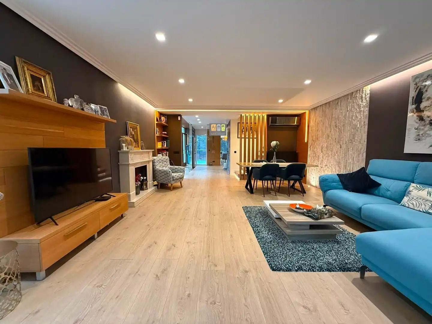 Living room of Detached homes for rent in Sant Joan d'Alacant  with Air Conditioner, Heating and Private garden