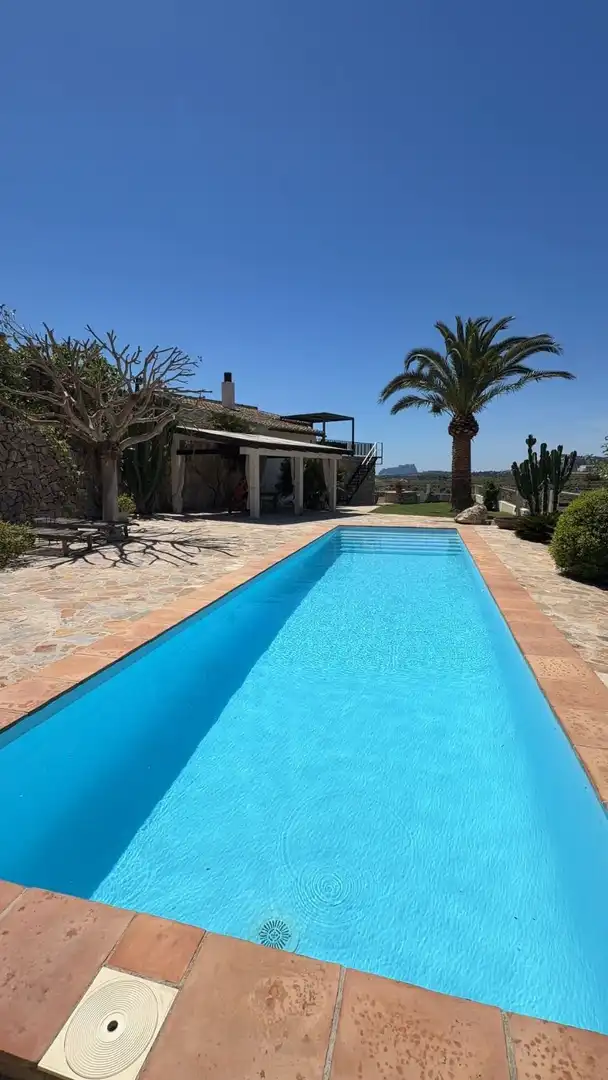 Piscina de Casa o chalet en venta en Benitachell / El Poble Nou de Benitatxell con Aire acondicionado, Calefacción y Jardín privado
