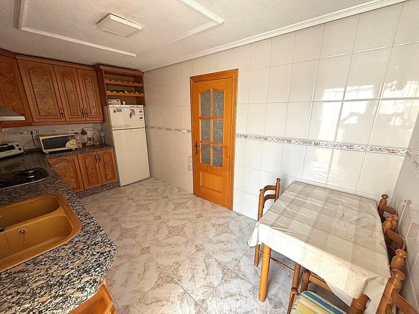 Kitchen of Flat for sale in Elche / Elx  with Furnished, Oven and Balcony
