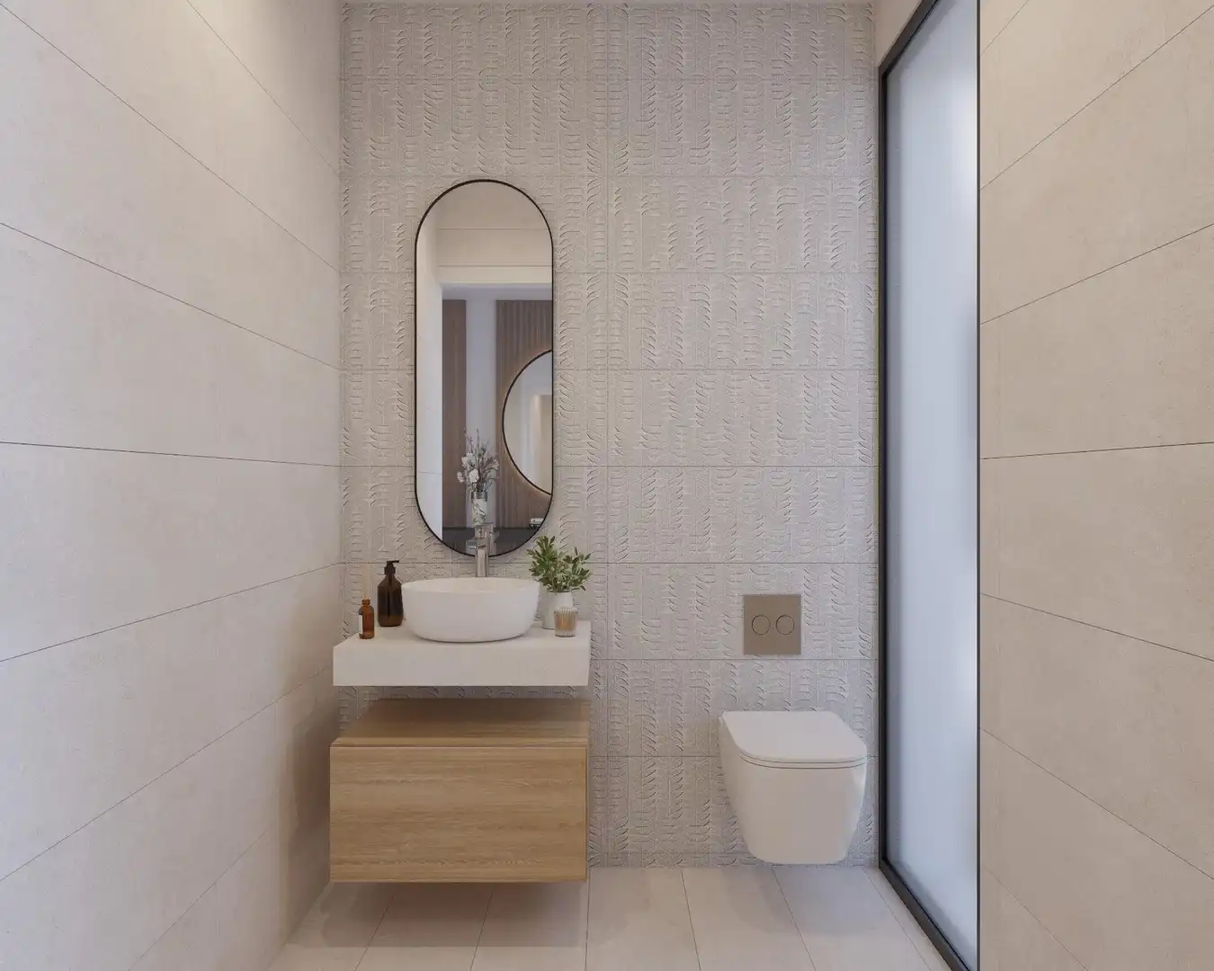 Baño de Casa o chalet en venta en Fuente Álamo de Murcia con Aire acondicionado, Calefacción y Jardín privado